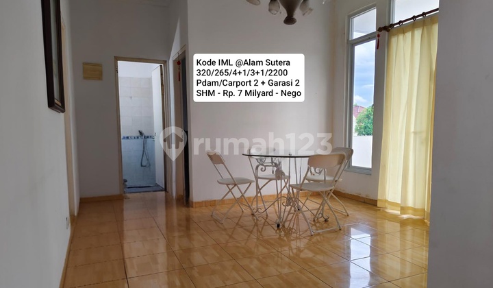 Rumah Luas Di Cluster Favorite @ Alam Sutera Rumah Luas Di Cluster Favorite @ Alam Sutera