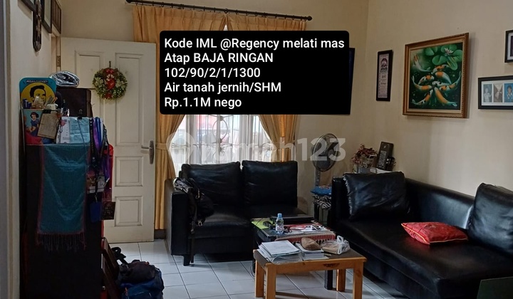 Rumah 1 Lantai Baja Ringan @ Regency Melati Mas