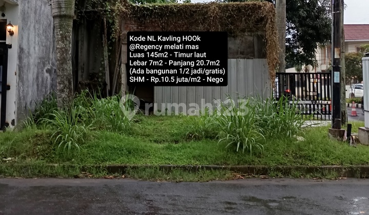 Kavling 1/2 Bangunan Lokasi Bagus @ Regency Melati Mas Kavling 1/2 Bangunan Lokasi Bagus @ Regency Melati Mas