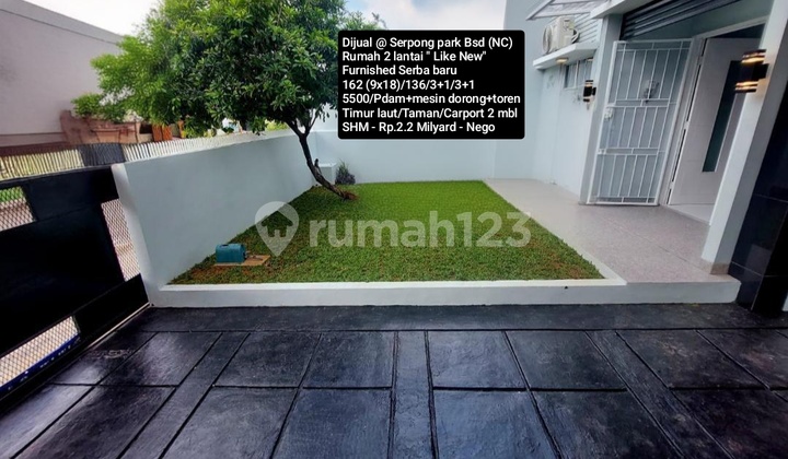 Limited Edition House/Like New Fully Furnished All New @ Serpong Park BSD