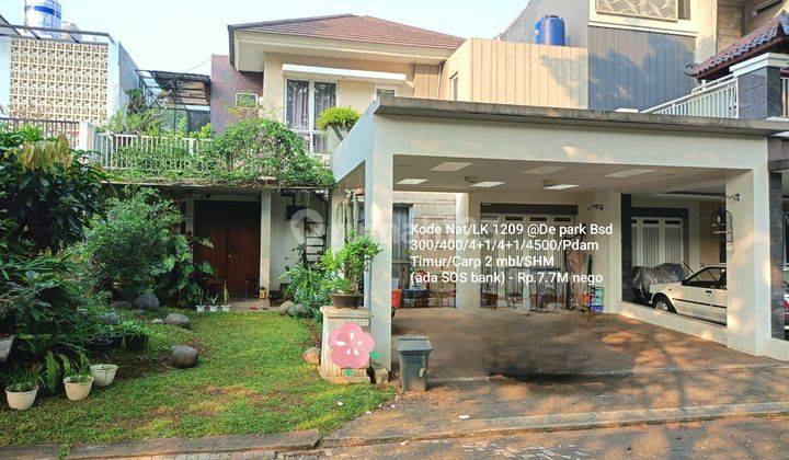 Rumah Luas Di Cluster Favorite Dan Bergengsi Di De Park Bsd 1