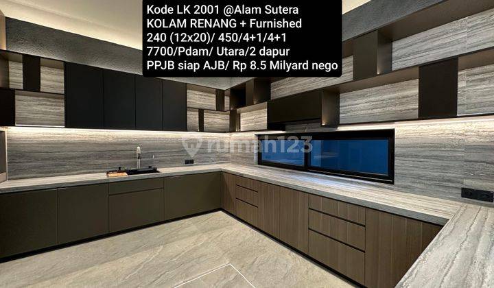 Rumah Mewah + Kolam Renang Furnished @ Alam Sutera 1