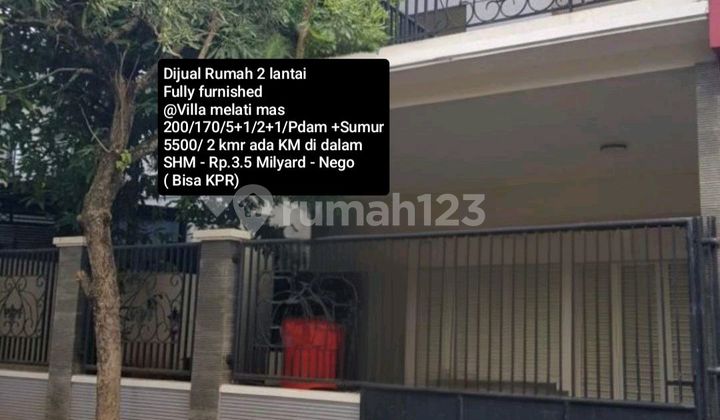 Two-story fully furnished house in a good location and flood-free.