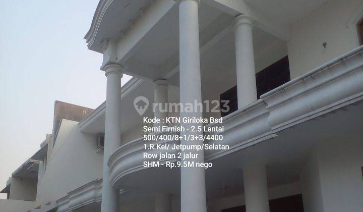 Rumah Mewah Luas Di Cluster Favorite Giriloka Bsd 1