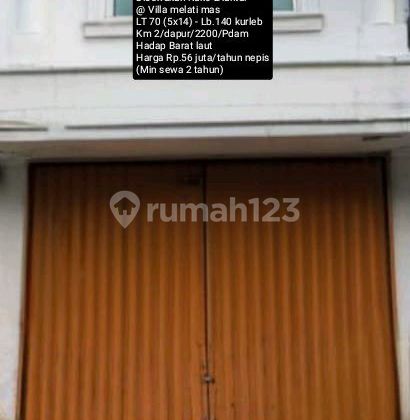 Ruko 2 Lantai di Lokasi Sangat Strategis @Villa Melati Mas