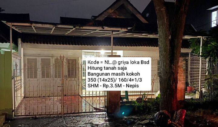 Rumah Luas Hitung Tanah Saja 1