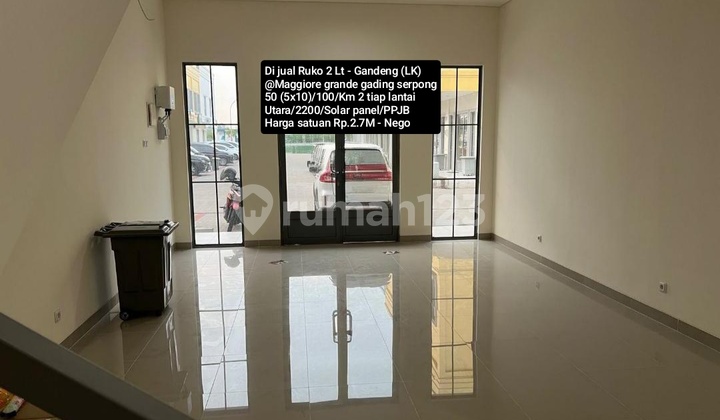 For Sale New 2-Story Twin Shophouse @ Maggiore Grande Gading Serpong For Sale New 2-Story Twin Shophouse @ Maggiore Grande Gading Serpong