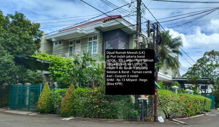 Dijual Rumah Mewah Hook Asri @ Puri Indah Jakarta Barat