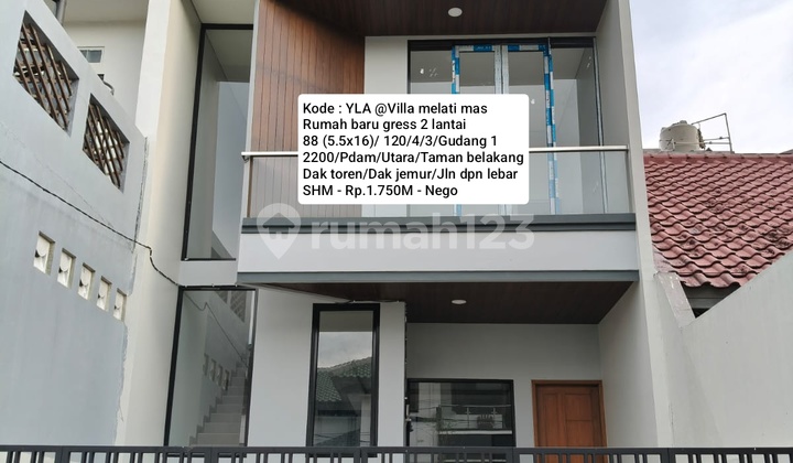Rumah Baru Gress 2 Lantai