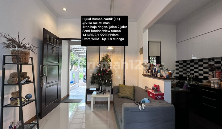 Beautiful Green Light Steel House @ Villa Melati Mas