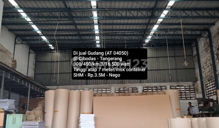 For Sale Ready-to-Occupy Warehouse @ Cibodas, Tangerang City, Banten