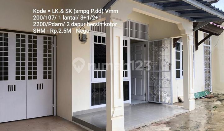 Rumah 1 Lantai terawat siap huni di Villa melati mas Rumah 1 Lantai terawat siap huni di Villa melati mas