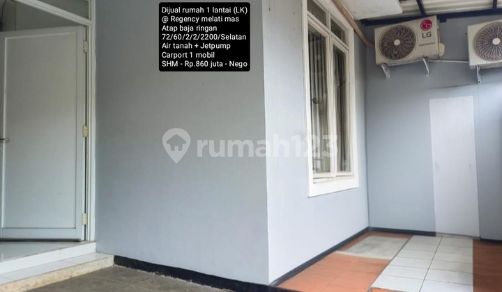 Dijual Rumah 1 Lantai Baja Ringan @ Regency Melati Mas Dijual Rumah 1 Lantai Baja Ringan @ Regency Melati Mas