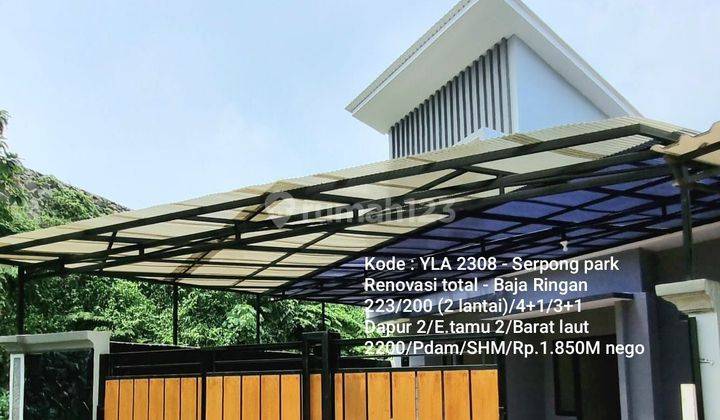 Rumah Luas 2 Lantai Renovasi Total Di Serpong Park 1