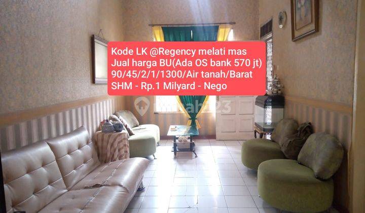 Rumah Murah Harga B U@regency Melati Mas 1