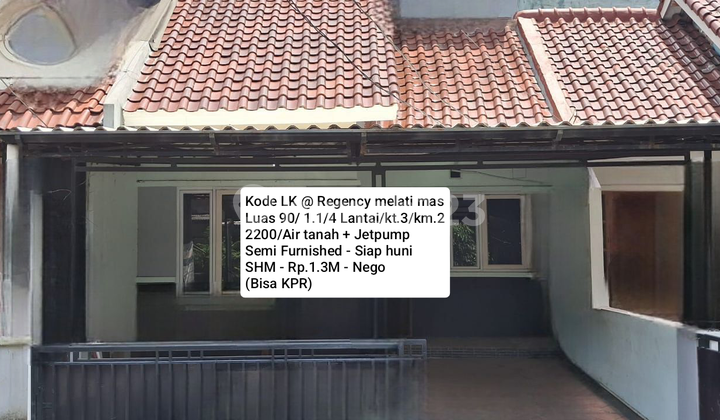 Rumah Rapi Siap Huni @ Regency Melati Mas