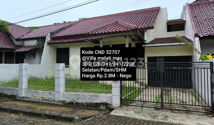 Rumah Luas Lokasi Bagus @ Villa Melati Mas
