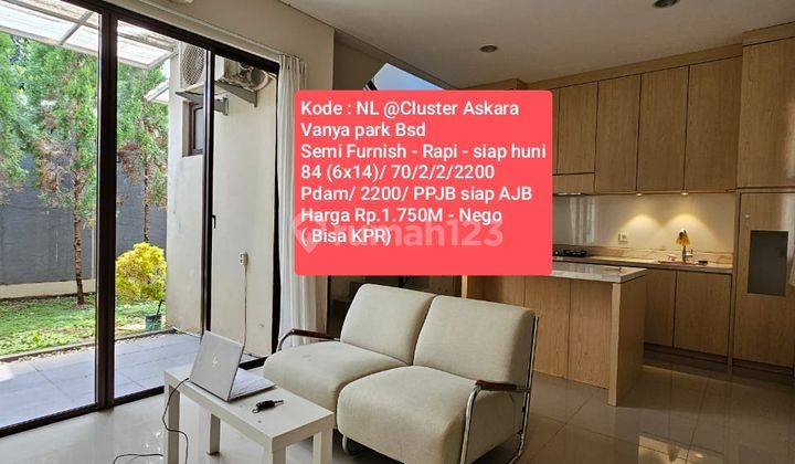 Rumah Siap Huni Di Cluster Favorite @ Vanya Park Bsd 1