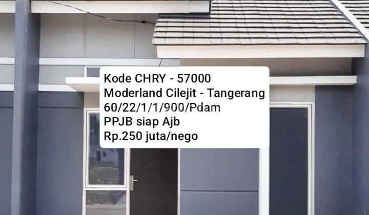 Rumah Baru Mungil Siap Huni @ Modernland Cilejit Tangerang Banten 1