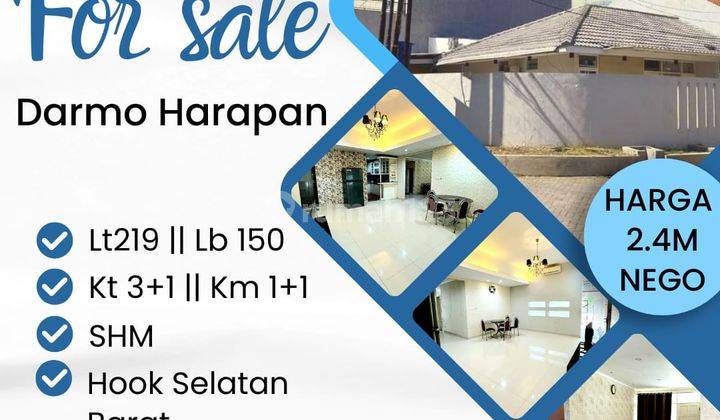 Dijual Rumah Hook Darmo Harapan Siap Huni SemiFurnish 1