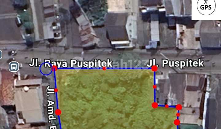 Jl Raya Puspiptek - Commercial Land for Rent by the Main Road