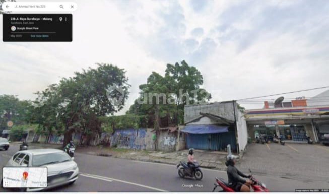 Land 0 Ahmad Yani Main Road Surabaya Near Toll