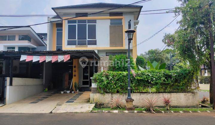 Rumah Tanah Hook Hadap Taman di Bukit Cimanggu City Bogor 1