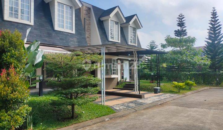 Rumah di Rancamaya Golf Estate Bogor, Hadap Taman Full Furnished 1