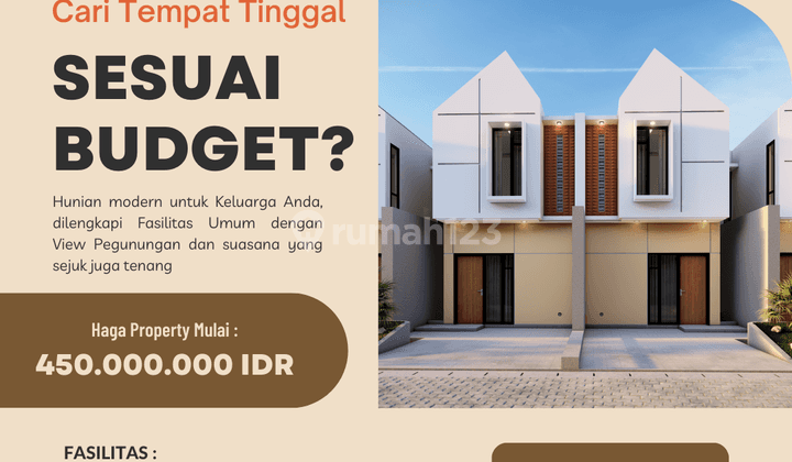 Rumah Baru Modern Minimalis Di Pusat Kota Cimahi 400 Jutaan 1