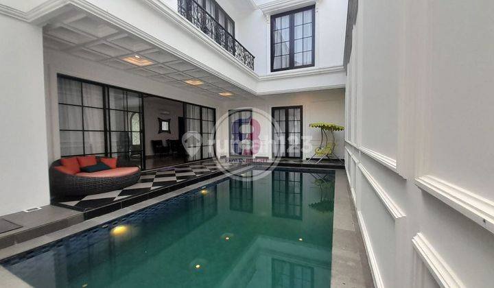 Rumah Dgn Lantai Marmer Dan Swimming Pool Di Kebayoran Bintaro  2