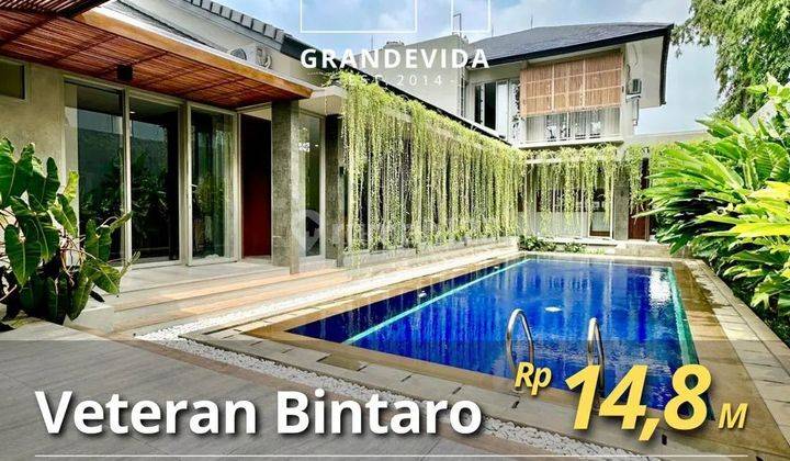 Rumah Design Tropical Modern Di Bintaro 1