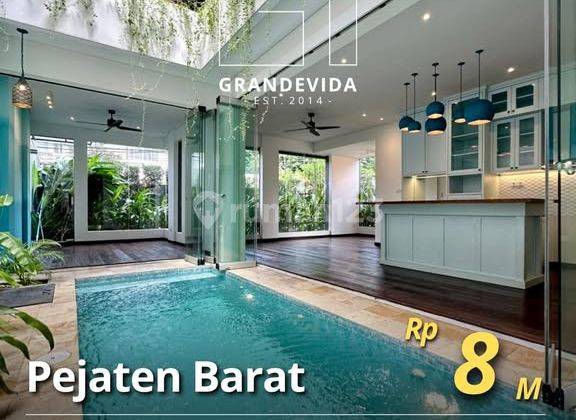 Rumah Modern Tropical Bagus Siap Huni Di Pejaten 