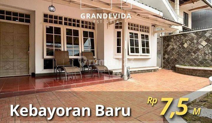 Rumah di kebayoran baru strategis 1