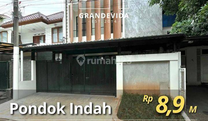 Rumah siap huni di pondok indah area tenang 1