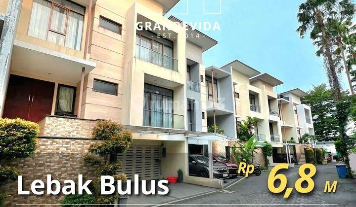 Rumah dalam townhouse di lebak bulus siap huni 1