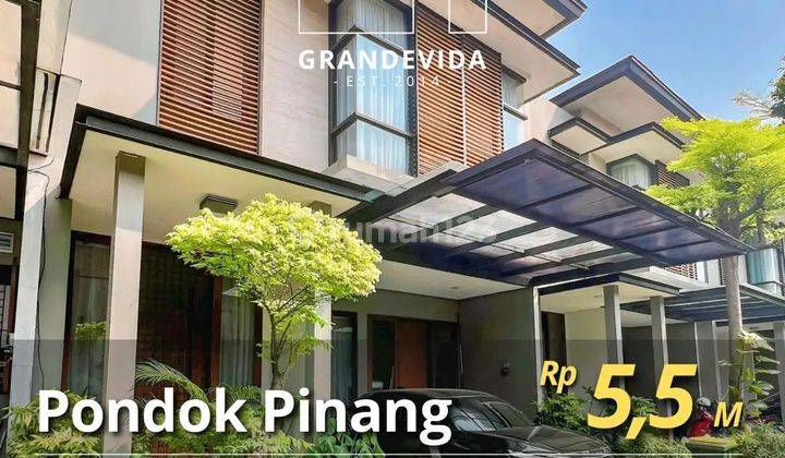 Rumah siap huni dalam townhouse di pondok pinang 1