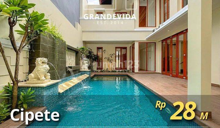 Rumah Siap Huni Di Cipete Ada Private Pool 1