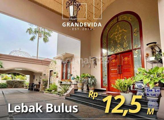 Rumah Classic Di Lebak Bulus Halaman Luas 1