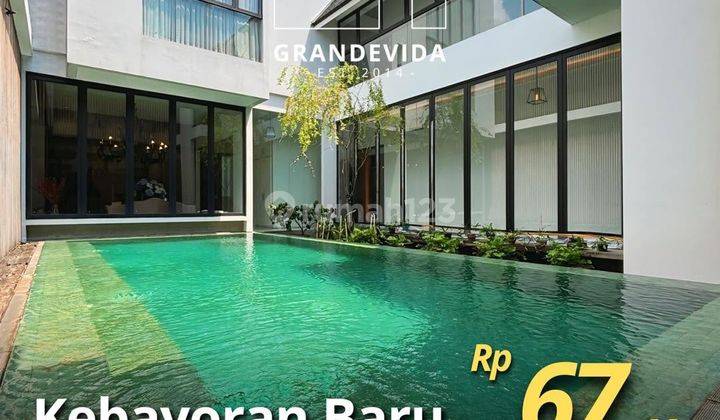 Rumah Mewah Di Kebayoran Baru Strategis Ada S.pool 1