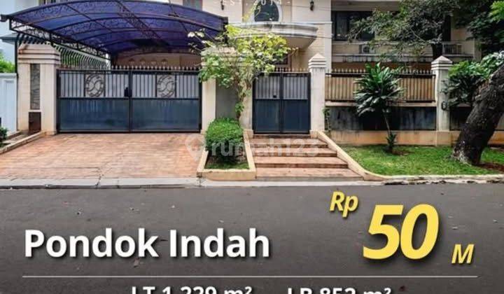 Rumah Bagus Di Pondok Indah Lokasi Tenang Halaman Luas 1