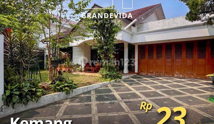 Rumah Strategis Di Kemang Jalan Lebar Lokasi Tenang 1