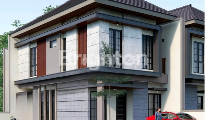 RUMAH BARUK (B), HOOK LEBAR 9, BISA KPR, SELANGKAH KE RAYA MERR 1