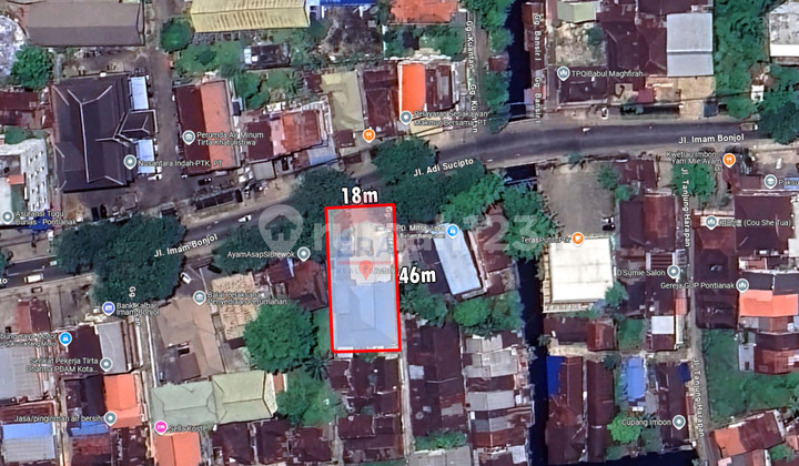 Tanah Pinggir Jalan Raya untuk Bangun Kantor dan Usaha di Imam Bonjol