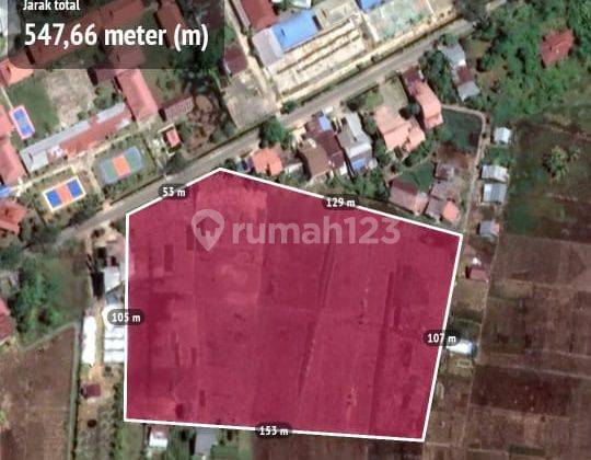 Tanah Tepi Jalan Dekat Sekolah di Pemangkat 5
