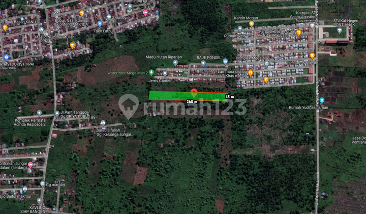 Tanah Cocok Untuk Investasi Rumah Subsidi di Parit Haji Muksin 2  1