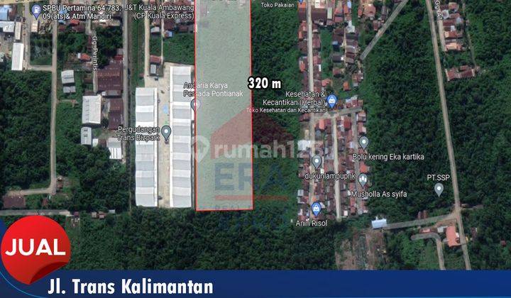 Tanah Strategis Tepi Jalan di Trans Kalimantan  2