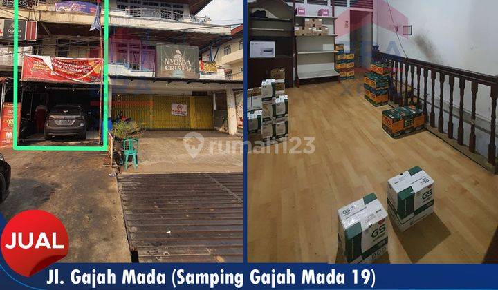 Ruko Area Pusat Kota Dan Siap Pakai di Tepi Jalan Gajah Mada