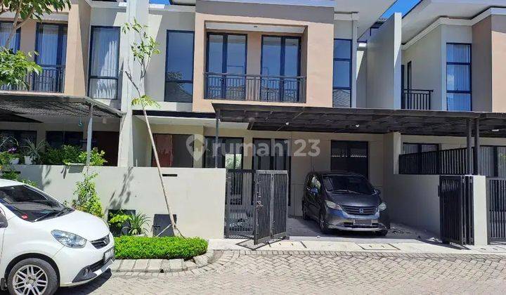 Rumah Minimalis Delima Utara Cluster Ruby, Pondok Candra Selangkah ke Club House, Dekat Raya MERR dan Tol Juanda, Siap Huni 1