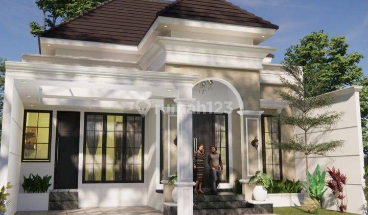 Rumah Mewah Desain American Classic Di Dekat Perum Pertamina Purwomartani 1