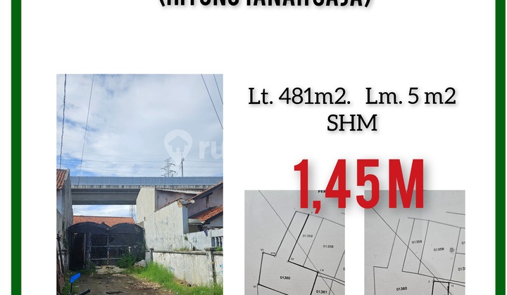 Dijual Tanah Gang Mesjid Sadang Buntu